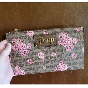 NWOT Floral Juicy Couture Wristlet